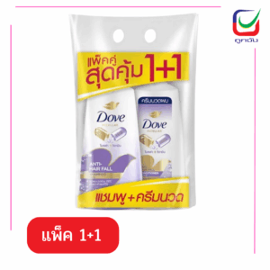 โดฟไมเซล่าแชมพู+นวด 380มล. ม่วงแพ็ค(1แถม1)