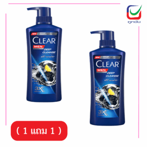 เคลียร์ ผู้ชาย แชมพู+แชมพู ดีพคลีน 370มล.(1แถม1)