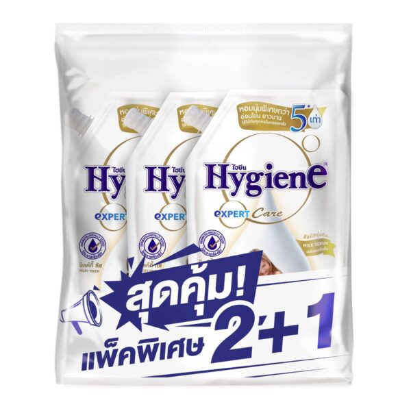 ไฮยีนเอ็กเพิร์ทแคร์ กลิ่น มิลค์กี้้ ทัช480มล.X3ถุง